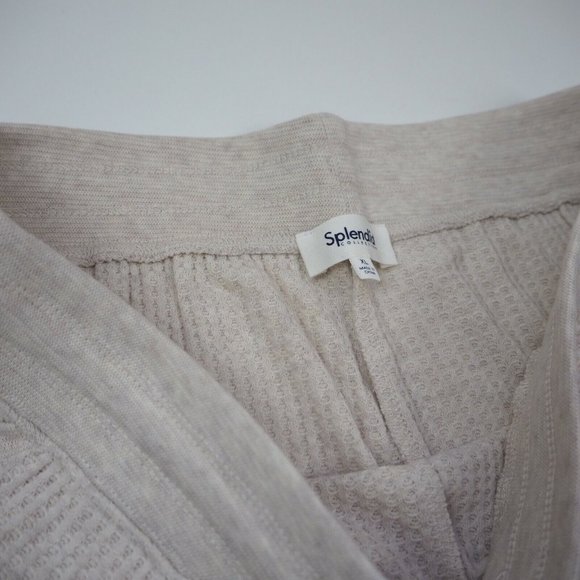 Splendid Jogger Beige Fireside Waffle Knit Pants Running Women - Picture 2 of 9